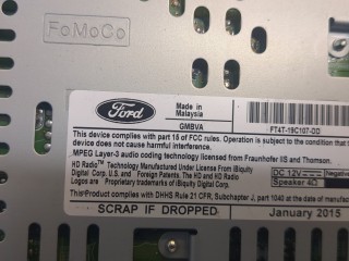 Магнитола, ориг. номер FT4T19C107DD, Ford Edge 2015-2018