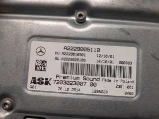 Усилитель звука, ориг. номер A2229005110, Mercedes S W222 2013-2017