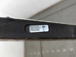 Рейлинг на крышу (одиночка) левое, ориг. номер 4L0860021Q, Audi Q7 2005-2009