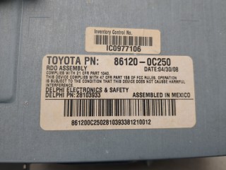 Магнитола, ориг. номер 861200C250, Toyota Sequoia 2007-2017
