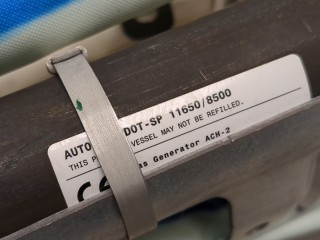 Подушка безопасности боковая (шторка) левая, ориг. номер 985P19NA8A, Infiniti QX60 2013-2016
