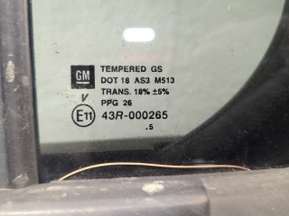 Дверь боковая (легковая) левая задняя, ориг. номер 15934099, Hummer H3 2005-2010