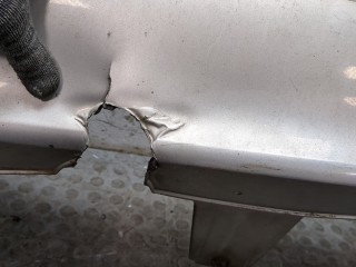 Бампер задний, ориг. номер 9270088, Opel Zafira 1999-2003