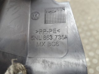 Накладка на порог левая задняя, ориг. номер 5NL863735A, Volkswagen Tiguan 2011-2019