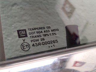 Стекло боковой двери левое заднее, ориг. номер 10371641, Buick Enclave 2007-2013