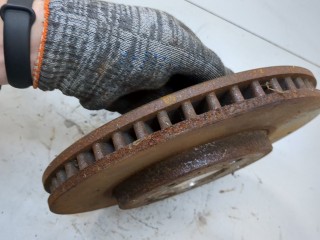 Диск тормозной передний, ориг. номер 4R3Z1125AA, Ford Mustang 2004-2009