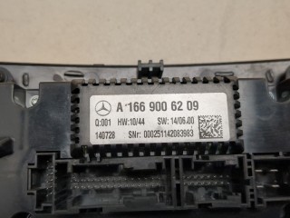 Переключатель отопителя (печки), ориг. номер A1669006209, Mercedes ML W166 2011-2015