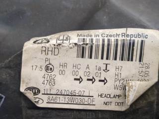 Фара (передняя) левая, ориг. номер 8A6113W030DG, 1678069, Ford Fiesta 2008-2013