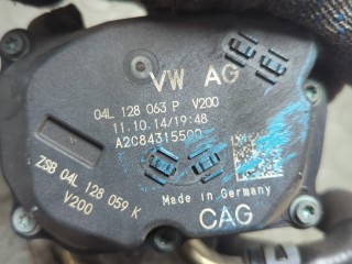 Заслонка дроссельная, ориг. номер 04L128063P, Skoda Octavia 2013-2017