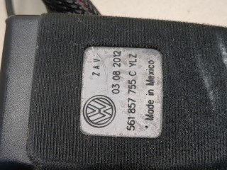 Замок ремня безопасности, ориг. номер 561857755C, Volkswagen Passat 7 Америка 2011-2015