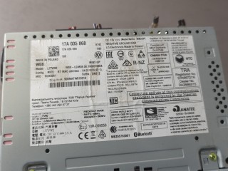 Магнитола, ориг. номер 17A035868, Volkswagen Jetta 7 2018-2022