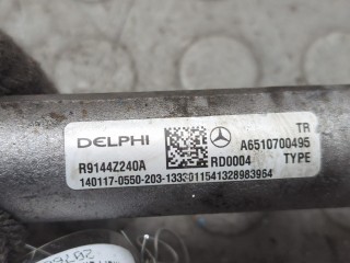 Рампа (рейка) топливная, ориг. номер A6510700495, Mercedes CLA C117 2013-2016