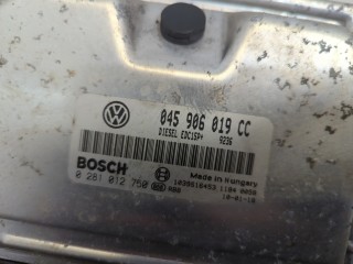 Блок управления двигателем, ориг. номер 045906019CC, 0281012750, Skoda Roomster 2006-2010