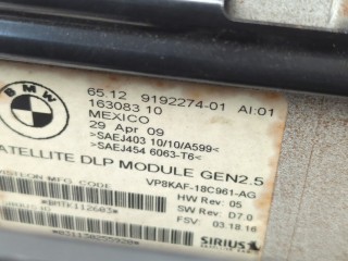 Блок управления радиоприемником, ориг. номер 65129192274, BMW X6 2007-2012