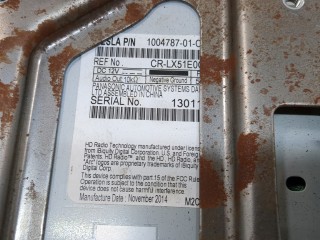Блок управления радиоприемником, ориг. номер 1004787-01-C, Tesla Model S 2012-2016