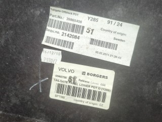 Обшивка крышки (двери) багажника, ориг. номер 39865458, 39865459, Volvo XC70 2007-2013