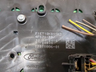 Панель управления магнитолой, ориг. номер F1ET18K811KD, Ford Escape 2015-2019