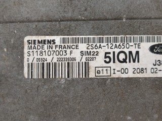 Блок управления двигателем, ориг. номер 2S6A12A650TE, Ford Fusion 2002-2005