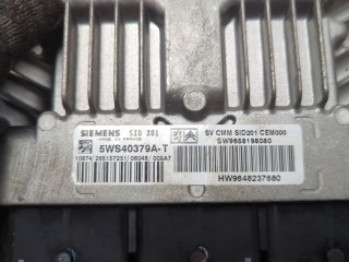 Блок управления двигателем, ориг. номер 9658198080, Citroen C6 2004-2012