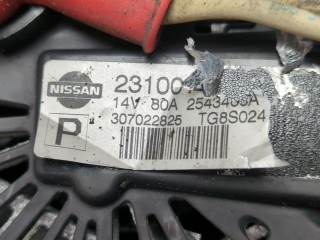 Генератор, ориг. номер 23100AX62B, Nissan Note E11 2005-2008