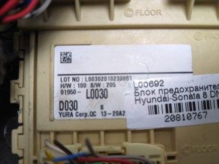 Блок предохранителей, ориг. номер 91950L0030, Hyundai Sonata 8 DN8 2019-2023