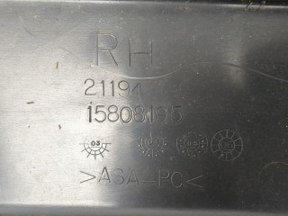 Рейлинг на крышу (одиночка) правое, ориг. номер 25830075, Hummer H3 2005-2010