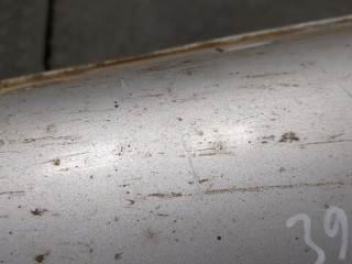 Накладка на порог правая передняя, ориг. номер A2036980654, Mercedes C W203 2000-2004