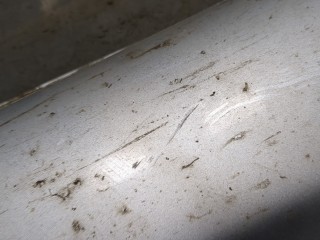 Накладка на порог правая передняя, ориг. номер A2036980654, Mercedes C W203 2000-2004