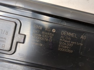 Накладка на порог левая передняя, ориг. номер 8061056, BMW 5 G30, G31 2016-2020