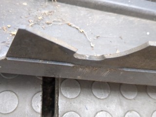 Накладка на порог правая задняя, ориг. номер 42217511, 875107491, BMW 1 серия 2007-2011