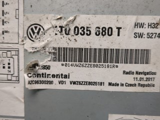 Магнитола, ориг. номер 1T0035680T, A2C96300200, Volkswagen Scirocco 2008-2014