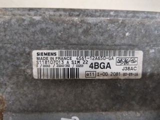 Блок управления двигателем, ориг. номер 4S6112A650GA, Ford Fusion 2002-2005