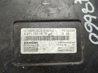 Блок управления двигателем, ориг. номер A2711531679, Mercedes C W203 2000-2004