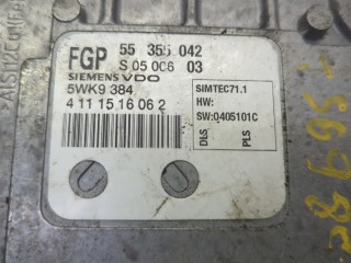 Блок управления двигателем, ориг. номер 5WK9384, Opel Tigra 2004-2009