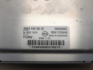 Блок управления двигателем, ориг. номер A6645408032, 28036682, SsangYong Kyron 2005-2007