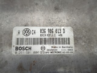 Блок управления двигателем, ориг. номер 036906013D, 0261S01004, Volkswagen Bora 1998-2005