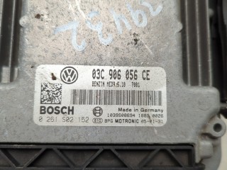 Блок управления двигателем, ориг. номер 030906056CE, 0261S02152, Volkswagen Touran 2003-2006