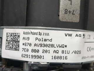 Подушка безопасности водителя, ориг. номер 7E0880201AQ, Volkswagen Amarok 2010-2016