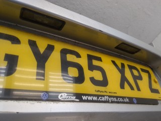 Бампер задний, ориг. номер 5G6807417ARGRU, Volkswagen Golf 2012-2017