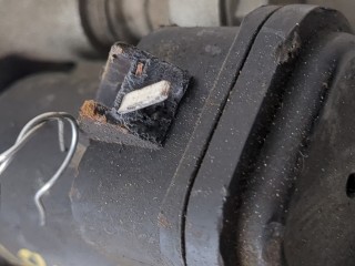 Суппорт левый задний, ориг. номер KAY02661XA, KAY02629X, Mazda CX-5 2017-2021