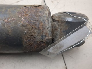Амортизатор подвески левый передний, ориг. номер 5010630702, Renault Premium 2006-2013