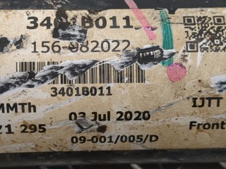 Кардан передний, ориг. номер 3401B011, Mitsubishi L200 2018-2026
