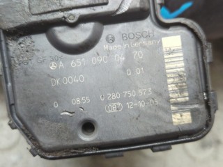 Заслонка дроссельная, ориг. номер A6510900470, Mercedes E W212 2009-2013