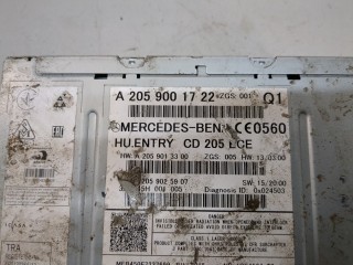 Магнитола, ориг. номер A2059001722, Mercedes C W205 2014-2018