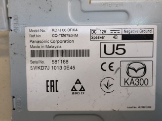 Блок управления радиоприемником, ориг. номер KD7J66DRXA, Mazda CX-5 2017-2021
