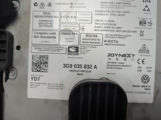 Блок управления радиоприемником, ориг. номер 3G9035832A, Volkswagen Passat 8 2019-2024
