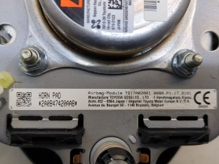 Подушка безопасности водителя, ориг. номер 4513012E40C0, Toyota RAV 4 2018-2026