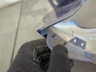 Клык бампера левый задний, Ford Focus 2007-2011