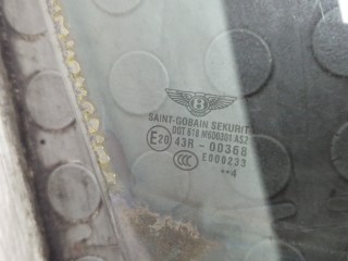 Стекло боковой двери правое переднее, Bentley Continental GT 2003-2011