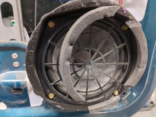 Замок двери левый задний, ориг. номер A1637300935, Mercedes ML W163 1997-2001